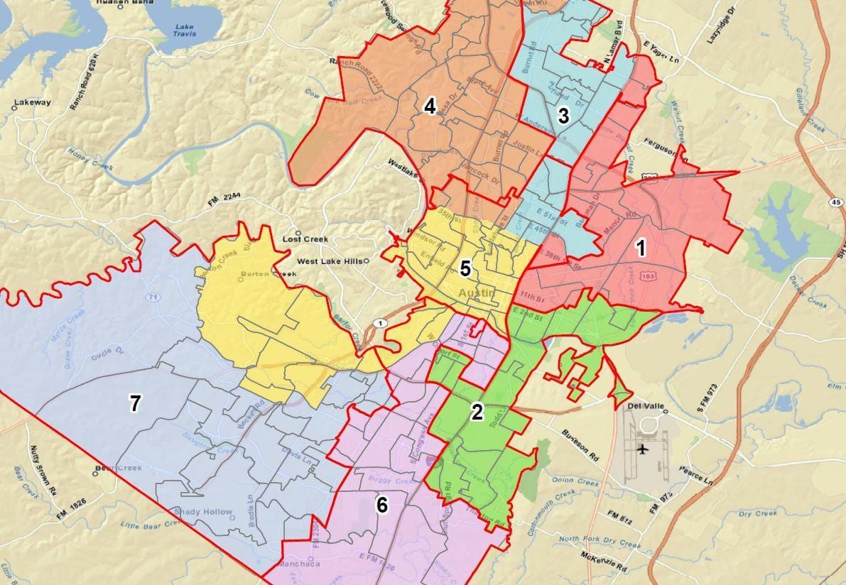 harta Austin ISD