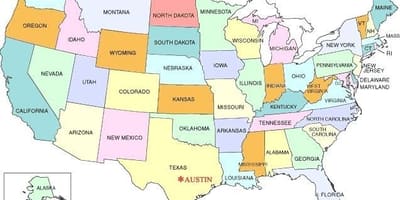 Austin, în statele unite ale americii hartă