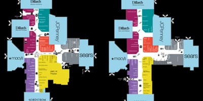 Harta barton creek mall