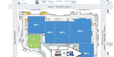 Harta Austin convention center